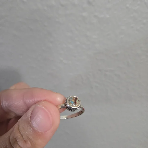 Sterling Silver Handmade Corn Ring Size 7 - Picture 11 of 15